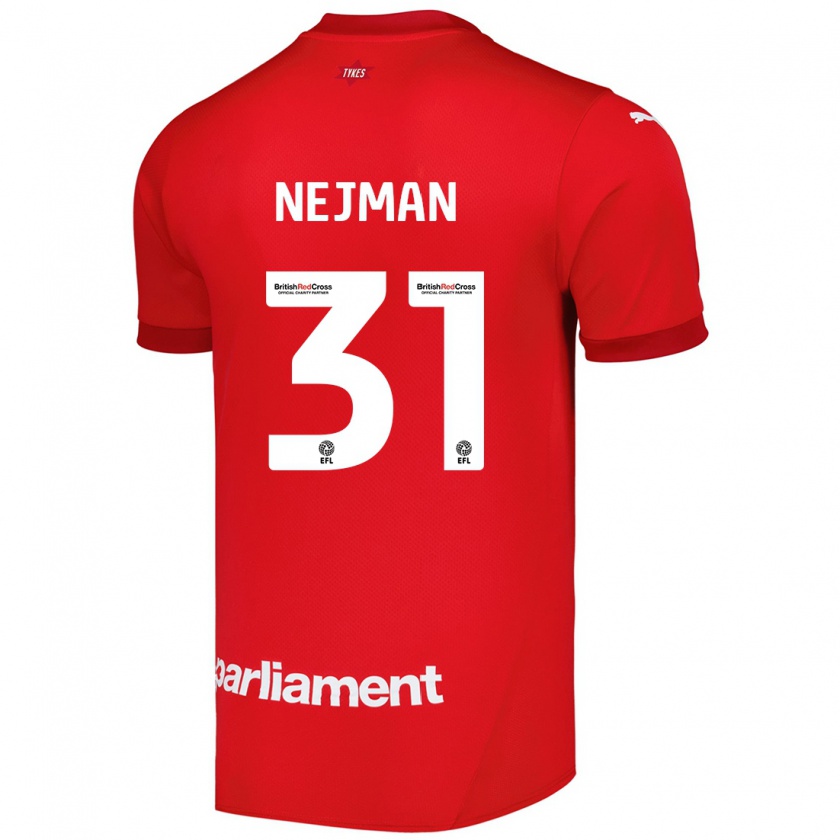 Kandiny Kinder Harrison Nejman #31 Rot Heimtrikot Trikot 2024/25 T-Shirt