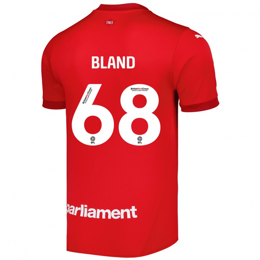 Kandiny Kinder Jonathan Bland #68 Rot Heimtrikot Trikot 2024/25 T-Shirt