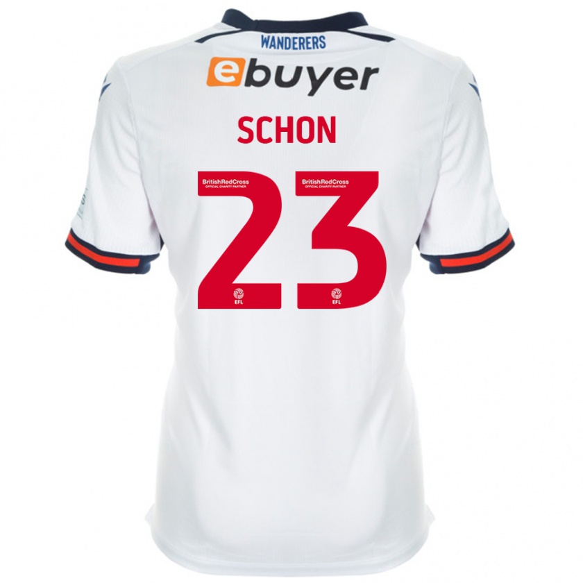 Kandiny Kinder Szabolcs Schön #23 Weiß Heimtrikot Trikot 2024/25 T-Shirt