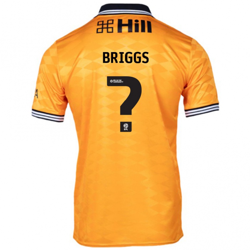 Kandiny Kinder Jj Briggs #0 Orange Heimtrikot Trikot 2024/25 T-Shirt