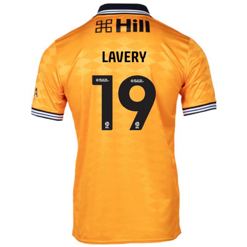 Kandiny Kinder Shayne Lavery #19 Orange Heimtrikot Trikot 2024/25 T-Shirt