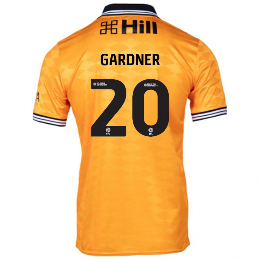 Kandiny Kinder Gary Gardner #20 Orange Heimtrikot Trikot 2024/25 T-Shirt