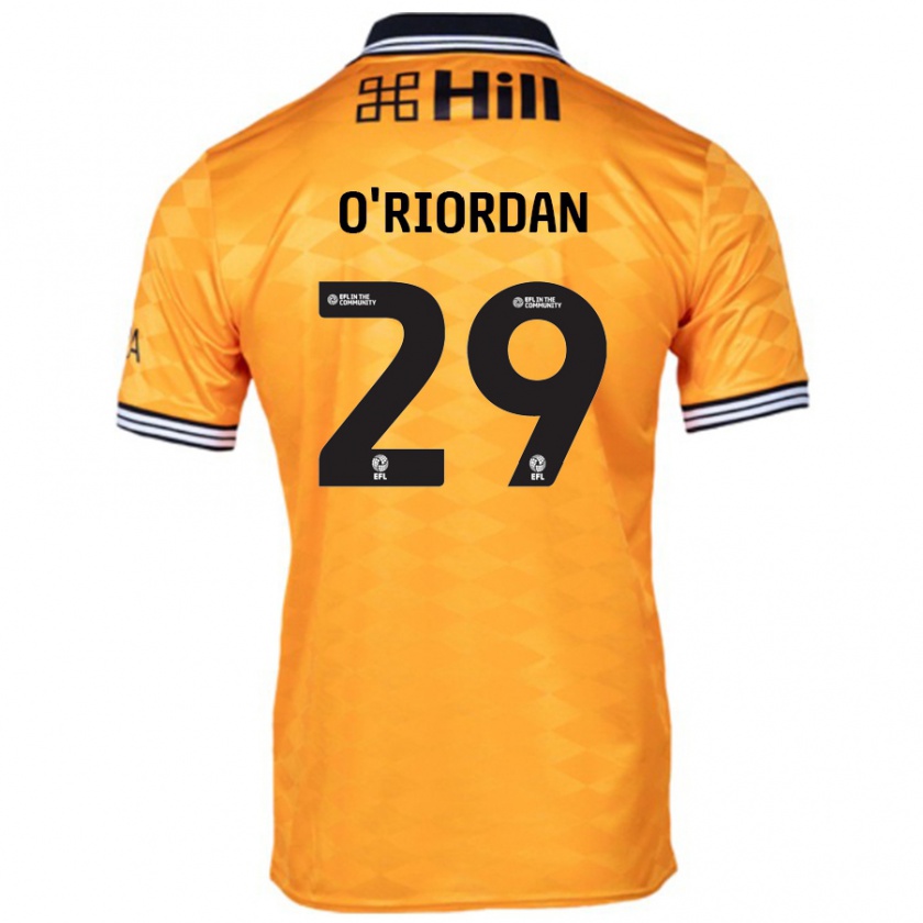 Kandiny Kinder Connor O'riordan #29 Orange Heimtrikot Trikot 2024/25 T-Shirt