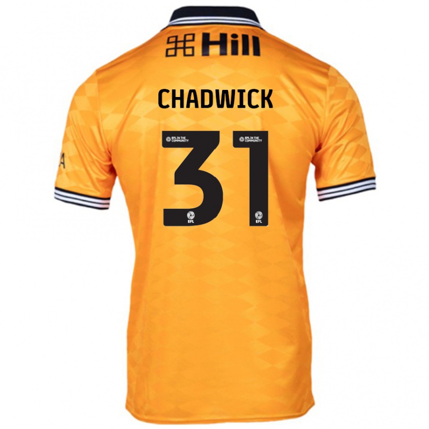 Kandiny Kinder Louis Chadwick #31 Orange Heimtrikot Trikot 2024/25 T-Shirt