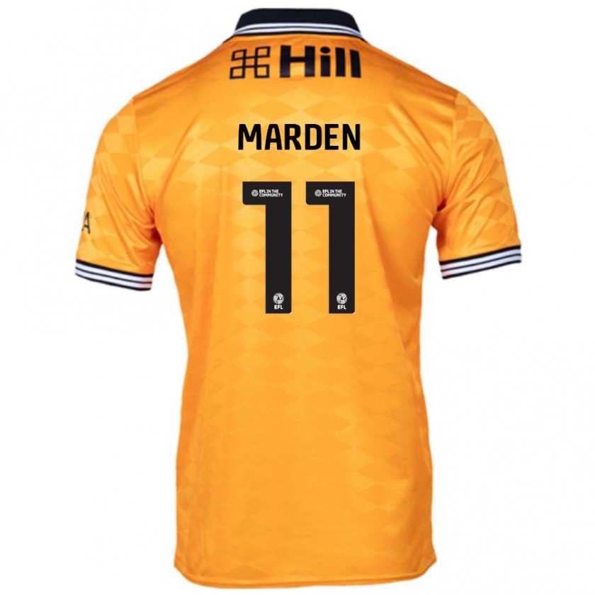 Kandiny Kinder Ella Marden #11 Orange Heimtrikot Trikot 2024/25 T-Shirt