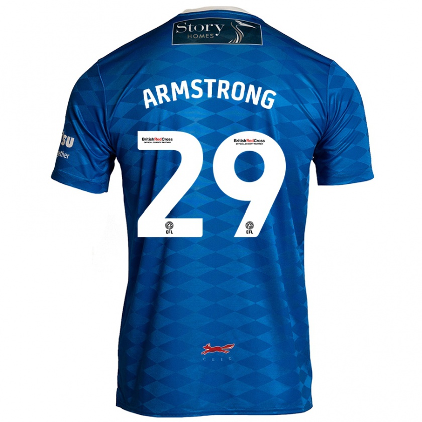 Kandiny Kinder Luke Armstrong #29 Blau Heimtrikot Trikot 2024/25 T-Shirt