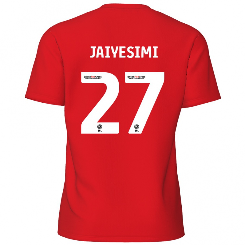 Kandiny Kinder Diallang Jaiyesimi #27 Rot Heimtrikot Trikot 2024/25 T-Shirt