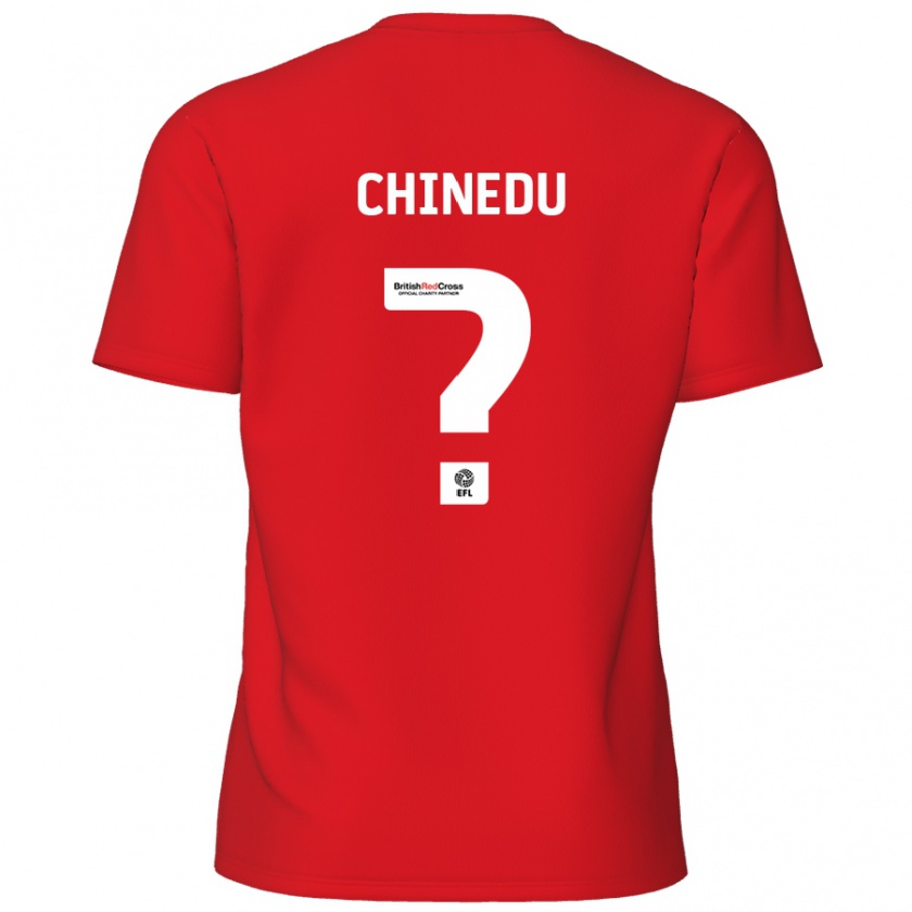 Kandiny Kinder Phillip Chinedu #0 Rot Heimtrikot Trikot 2024/25 T-Shirt