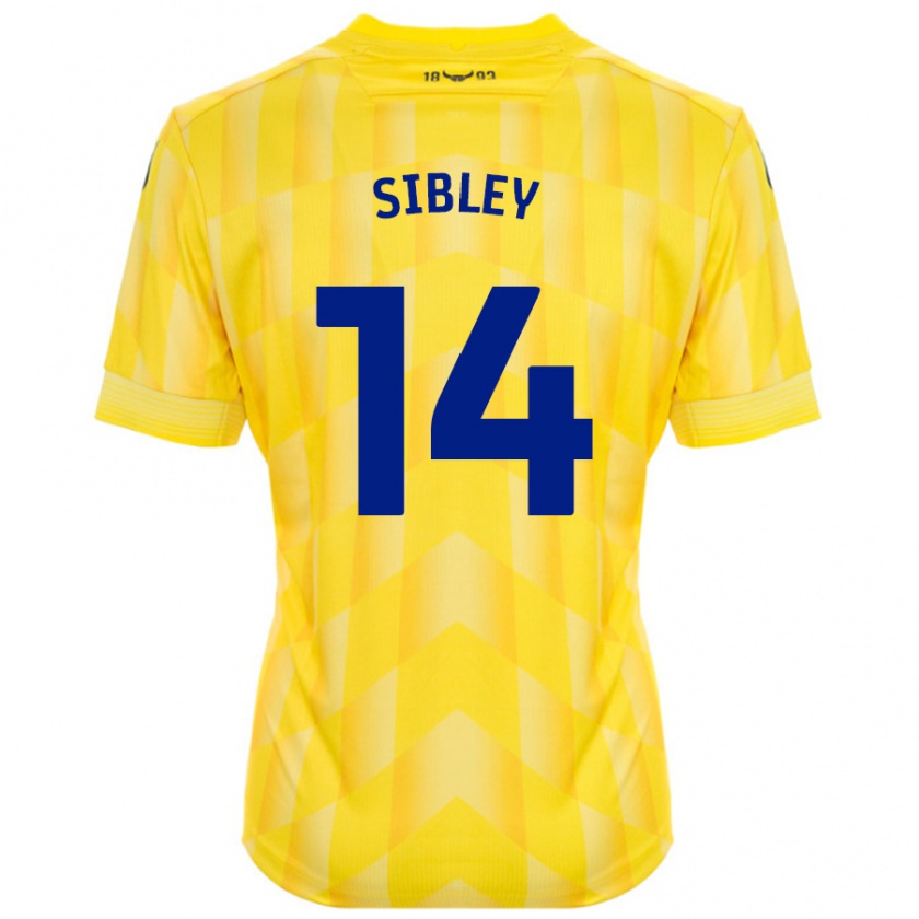 Kandiny Kinder Louie Sibley #14 Gelb Heimtrikot Trikot 2024/25 T-Shirt