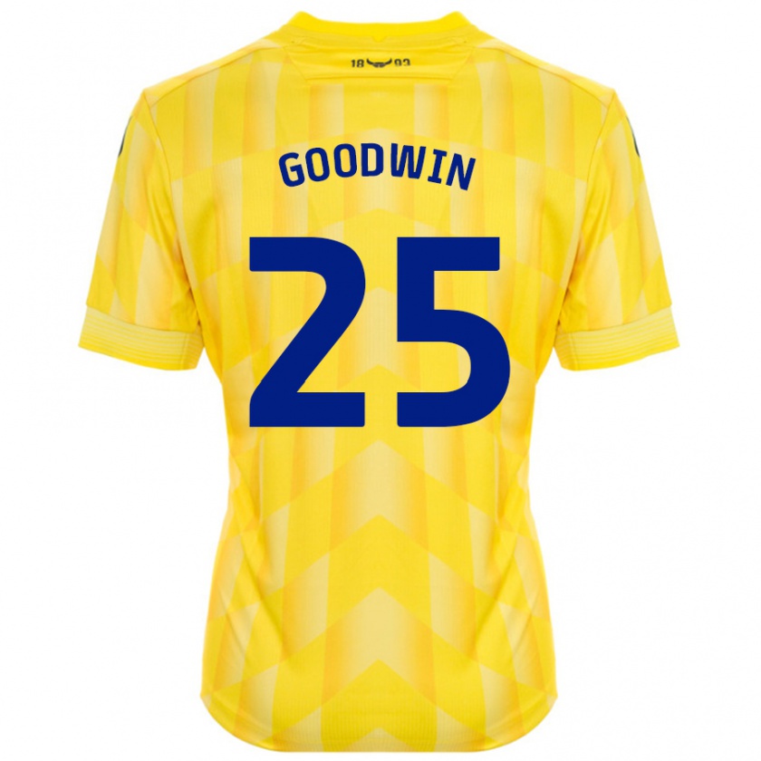 Kandiny Kinder Will Goodwin #25 Gelb Heimtrikot Trikot 2024/25 T-Shirt