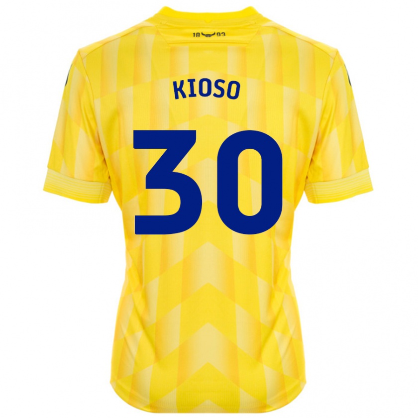 Kandiny Kinder Peter Kioso #30 Gelb Heimtrikot Trikot 2024/25 T-Shirt