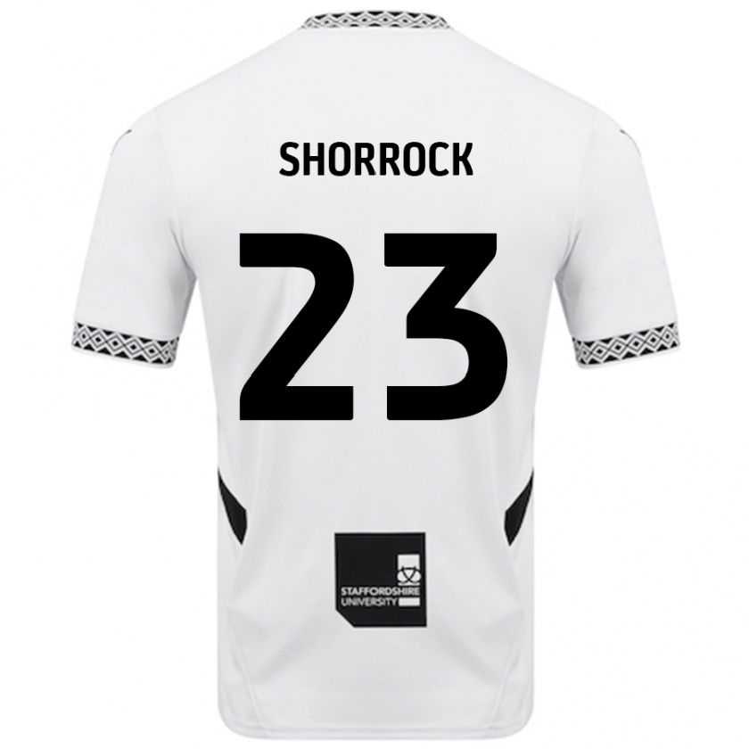 Kandiny Kinder Jack Shorrock #23 Weiß Heimtrikot Trikot 2024/25 T-Shirt