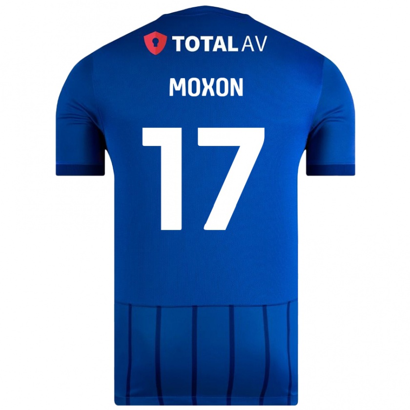 Kandiny Kinder Owen Moxon #17 Blau Heimtrikot Trikot 2024/25 T-Shirt