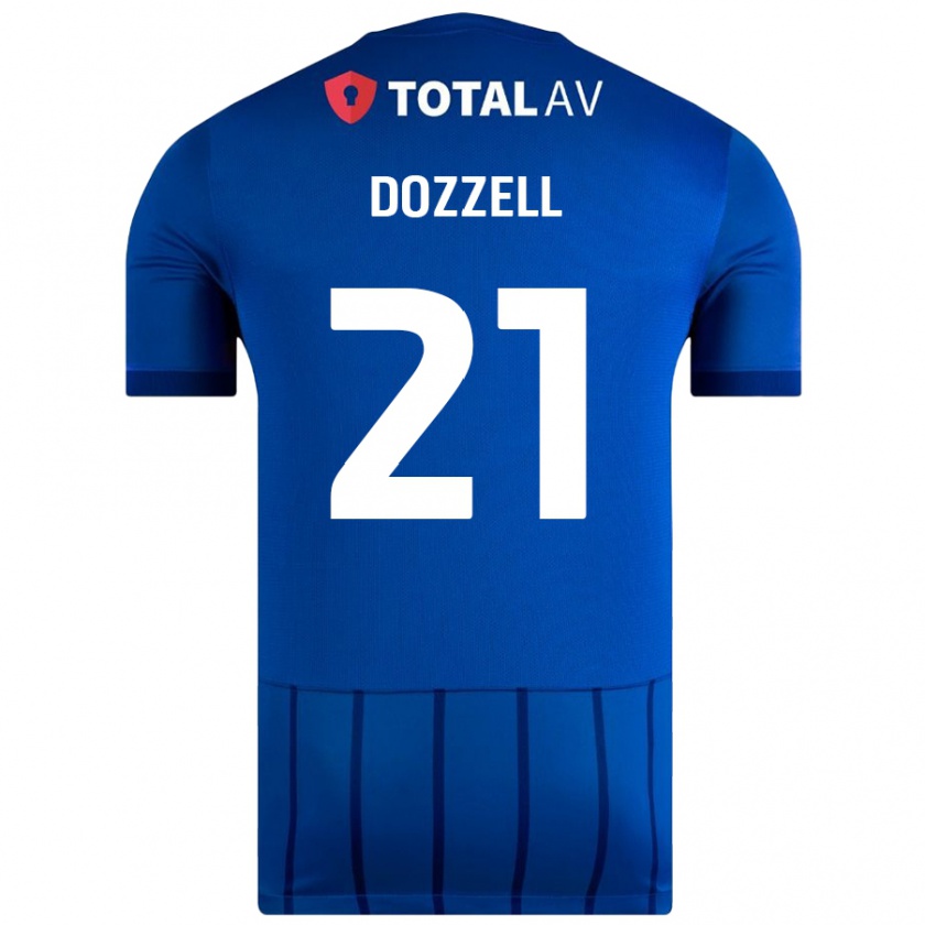 Kandiny Kinder Andre Dozzell #21 Blau Heimtrikot Trikot 2024/25 T-Shirt