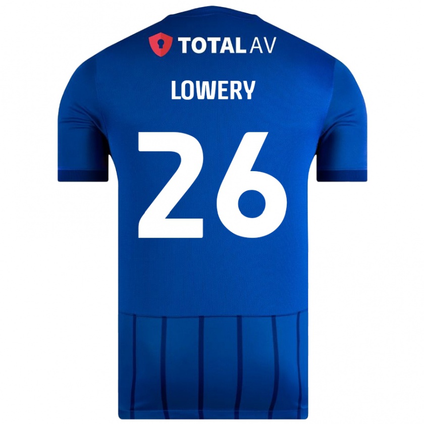 Kandiny Kinder Tom Lowery #26 Blau Heimtrikot Trikot 2024/25 T-Shirt