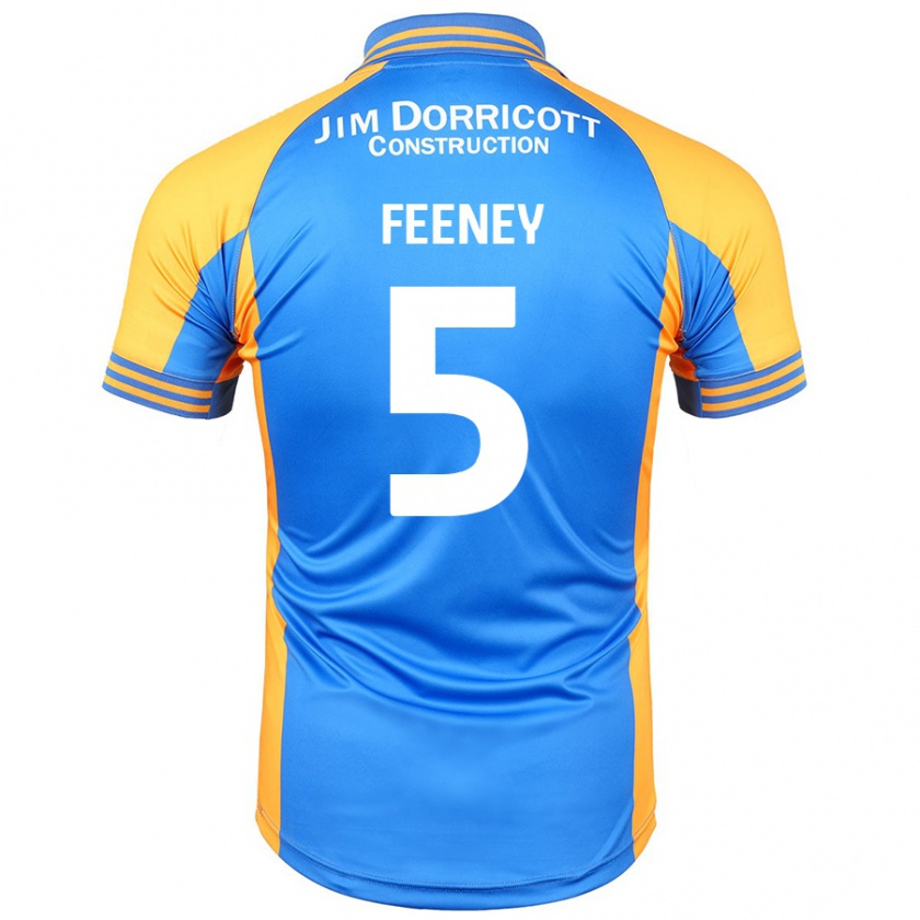 Kandiny Kinder Morgan Feeney #5 Blau Bernstein Heimtrikot Trikot 2024/25 T-Shirt