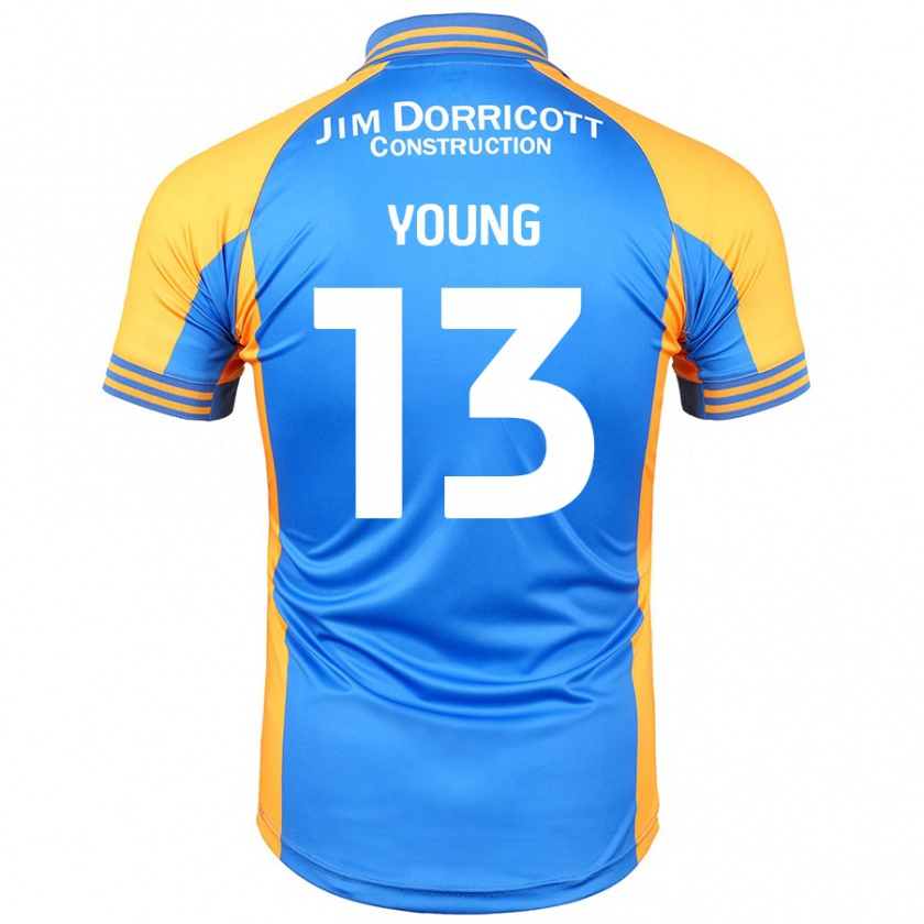 Kandiny Kinder Joe Young #13 Blau Bernstein Heimtrikot Trikot 2024/25 T-Shirt