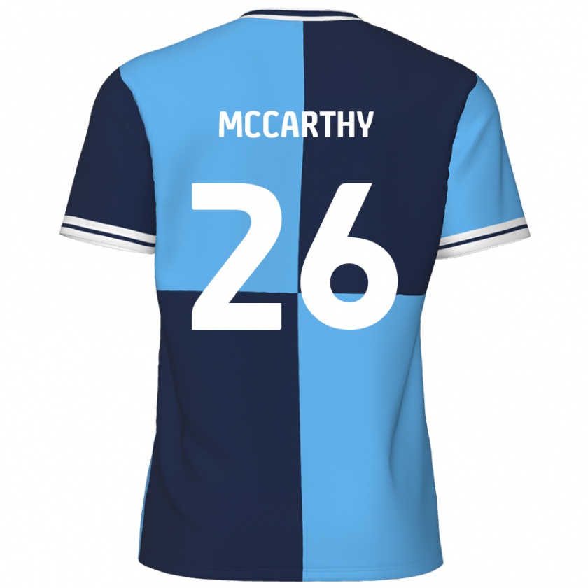 Kandiny Kinder Jason Mccarthy #26 Himmelblau Dunkelblau Heimtrikot Trikot 2024/25 T-Shirt