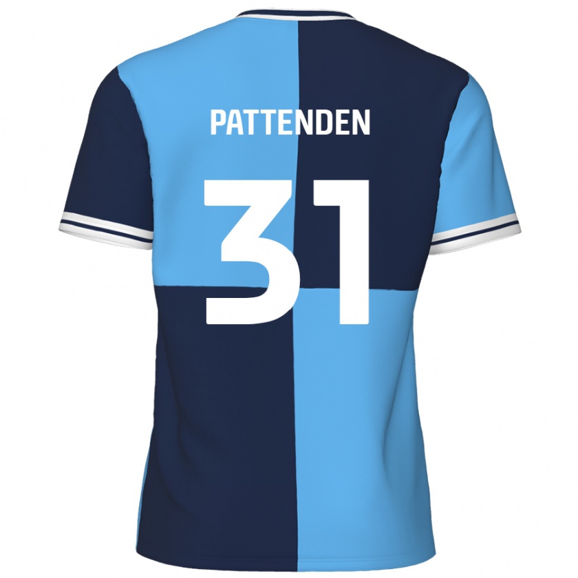 Kandiny Kinder Jasper Pattenden #31 Himmelblau Dunkelblau Heimtrikot Trikot 2024/25 T-Shirt