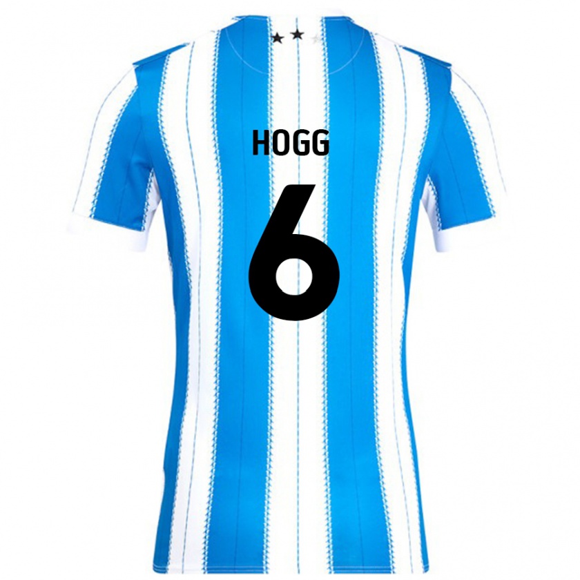 Kandiny Kinder Jonathan Hogg #6 Blau Weiß Heimtrikot Trikot 2024/25 T-Shirt