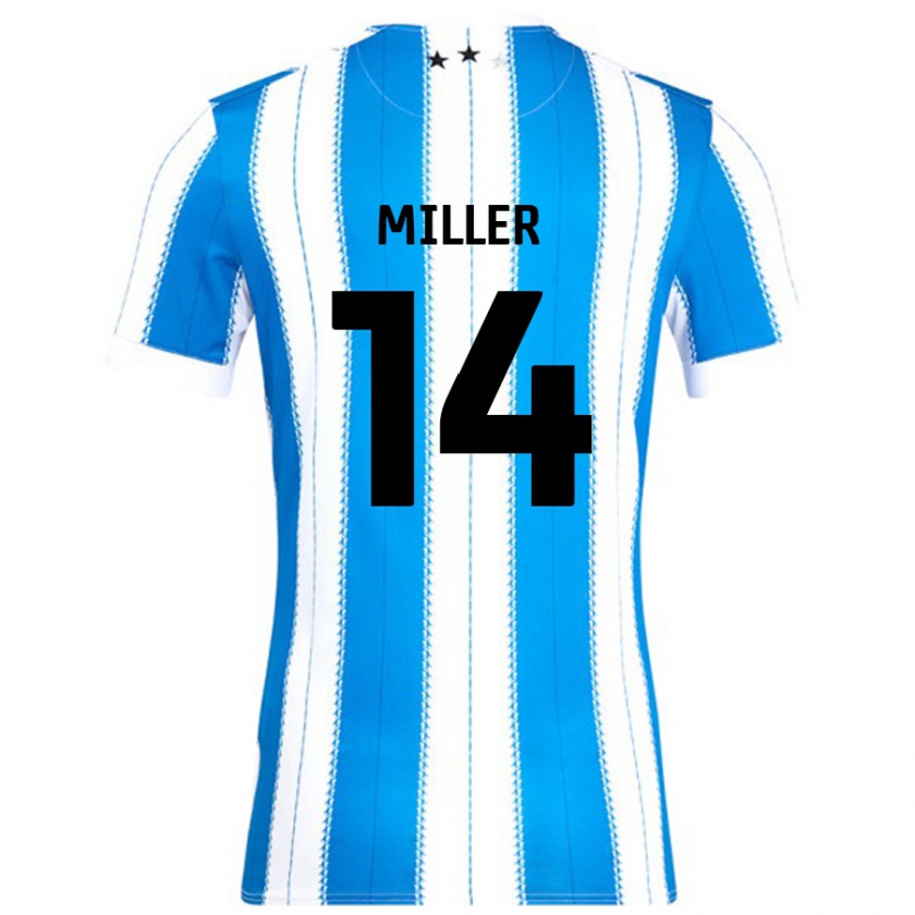 Kandiny Kinder Mickel Miller #14 Blau Weiß Heimtrikot Trikot 2024/25 T-Shirt