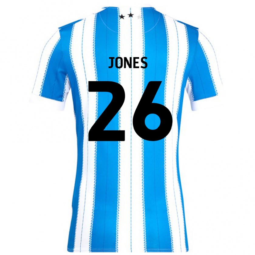 Kandiny Kinder Patrick Jones #26 Blau Weiß Heimtrikot Trikot 2024/25 T-Shirt