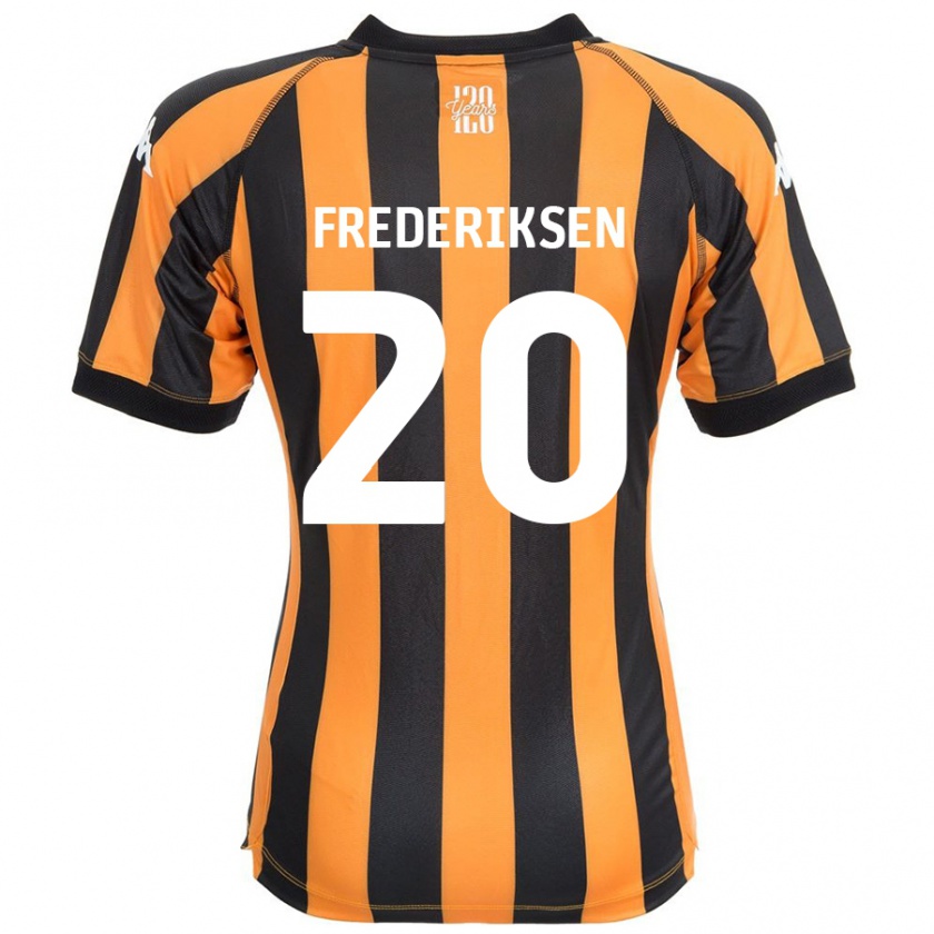 Kandiny Kinder Abbey Frederiksen #20 Schwarz Bernstein Heimtrikot Trikot 2024/25 T-Shirt