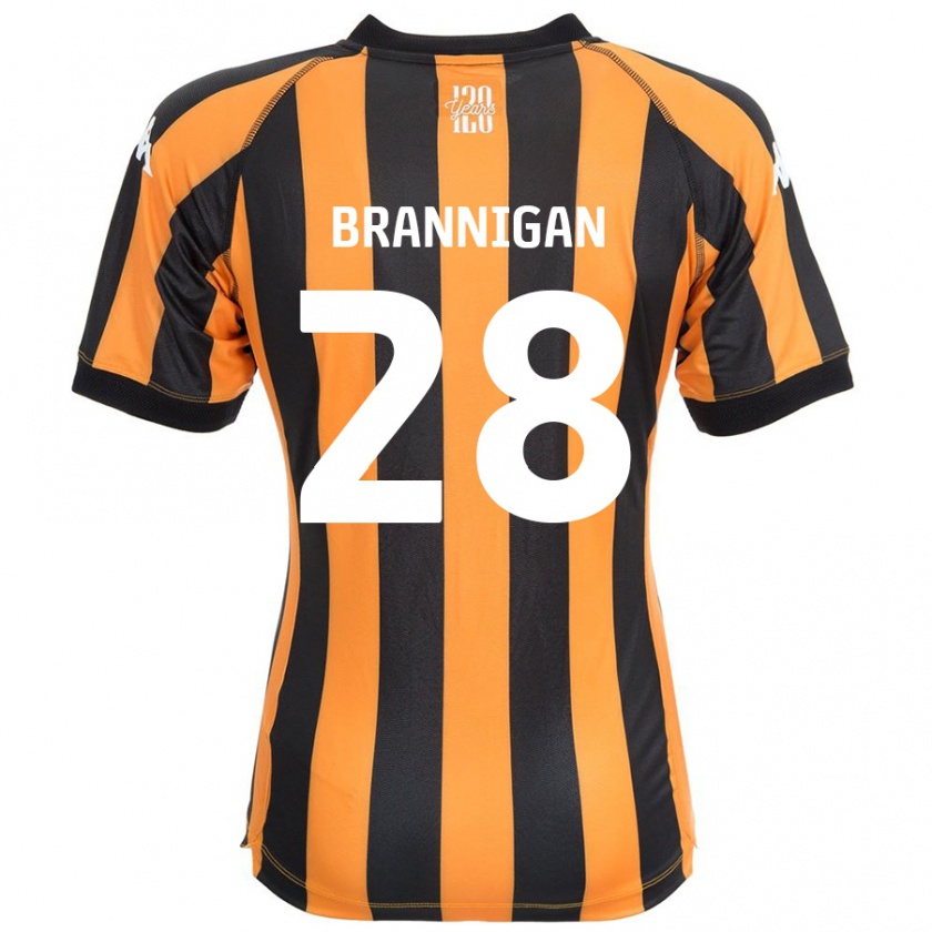 Kandiny Kinder Aoife Brannigan #28 Schwarz Bernstein Heimtrikot Trikot 2024/25 T-Shirt