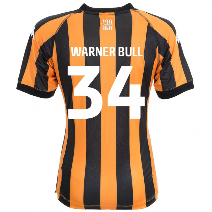 Kandiny Kinder Lucy Warner-Bull #34 Schwarz Bernstein Heimtrikot Trikot 2024/25 T-Shirt