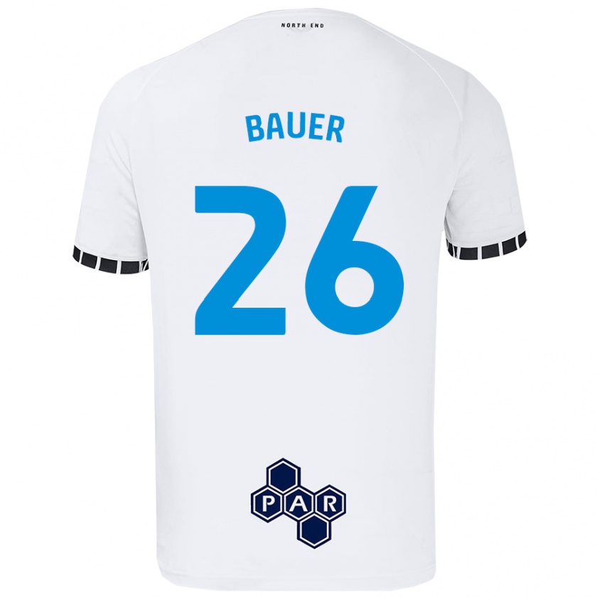 Kandiny Kinder Patrick Bauer #26 Weiß Heimtrikot Trikot 2024/25 T-Shirt