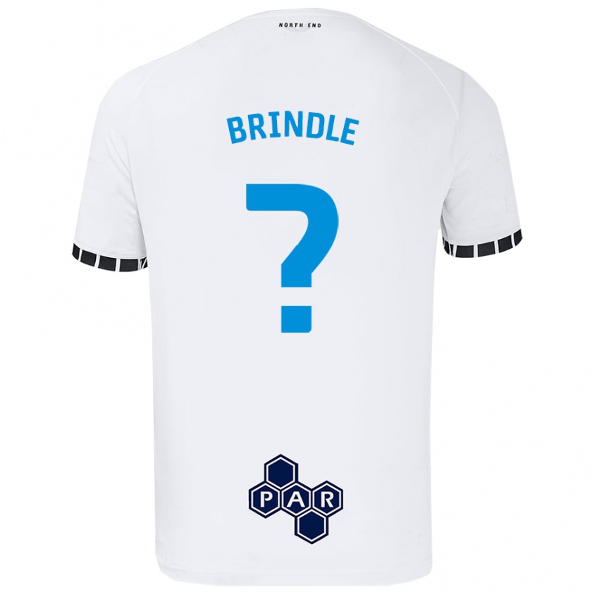 Kandiny Kinder Jonny Brindle #0 Weiß Heimtrikot Trikot 2024/25 T-Shirt