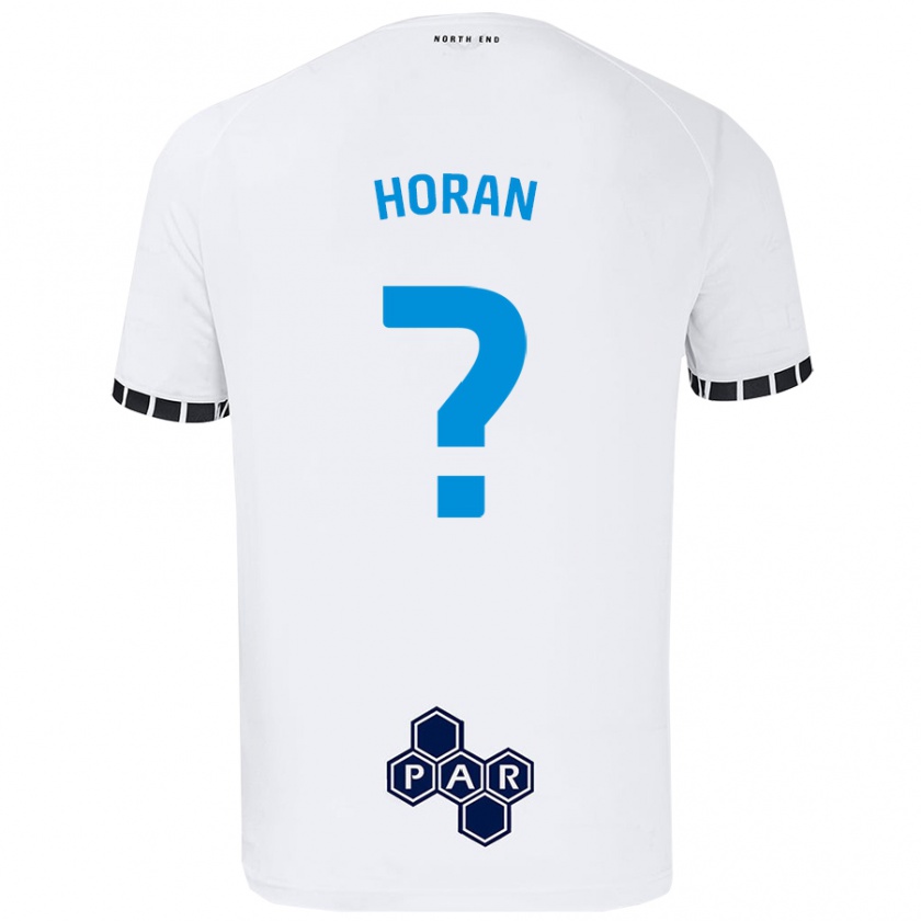 Kandiny Kinder Ellis Horan #0 Weiß Heimtrikot Trikot 2024/25 T-Shirt