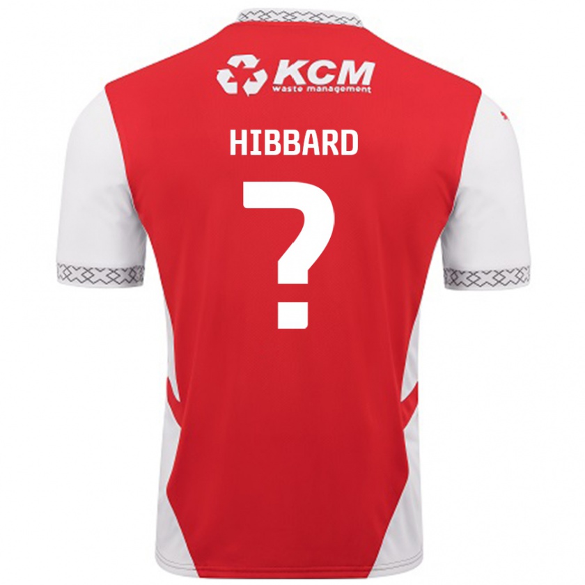 Kandiny Kinder Zac Hibbard #0 Rot Weiß Heimtrikot Trikot 2024/25 T-Shirt