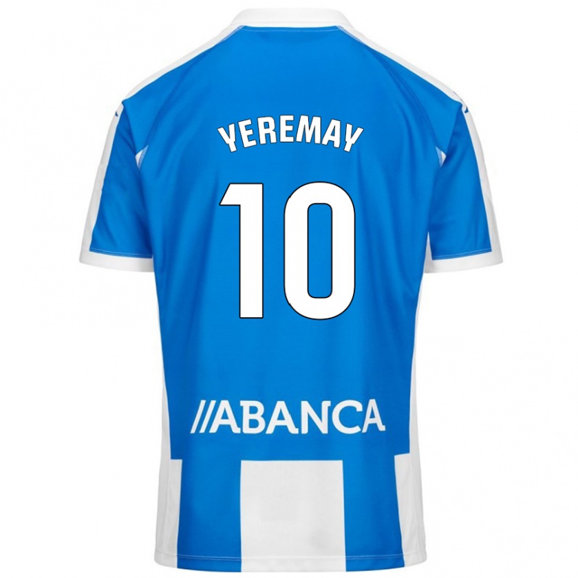 Kandiny Kinder Yeremay Hernández #10 Blau Weiß Heimtrikot Trikot 2024/25 T-Shirt