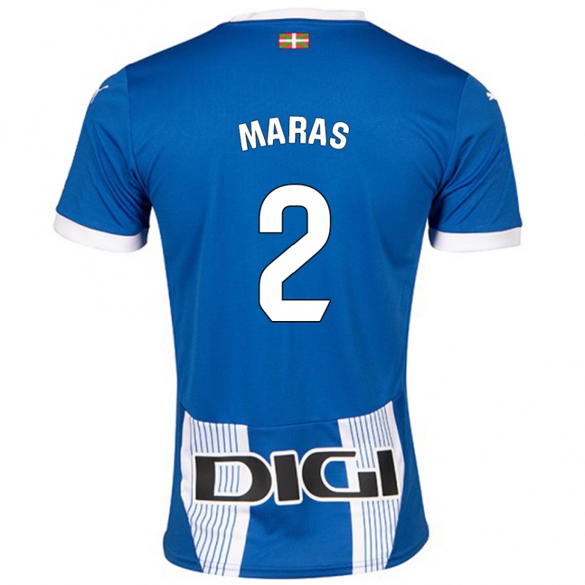 Kandiny Kinder Nikola Maras #2 Blau Heimtrikot Trikot 2024/25 T-Shirt