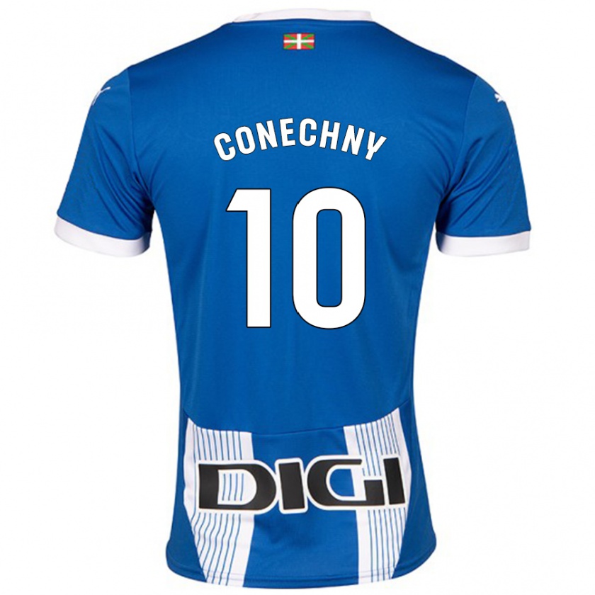 Kandiny Kinder Tomás Conechny #10 Blau Heimtrikot Trikot 2024/25 T-Shirt