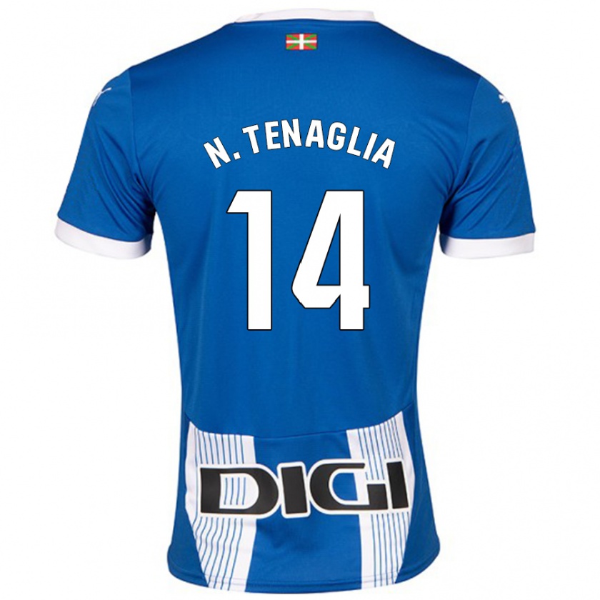 Kandiny Kinder Nahuel Tenaglia #14 Blau Heimtrikot Trikot 2024/25 T-Shirt