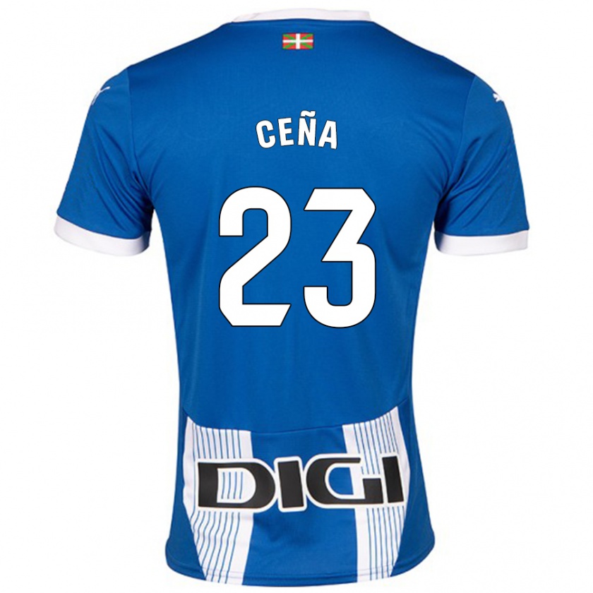 Kandiny Kinder Marcos Ceña #23 Blau Heimtrikot Trikot 2024/25 T-Shirt