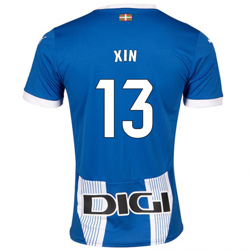 Kandiny Kinder Jana Xin #13 Blau Heimtrikot Trikot 2024/25 T-Shirt