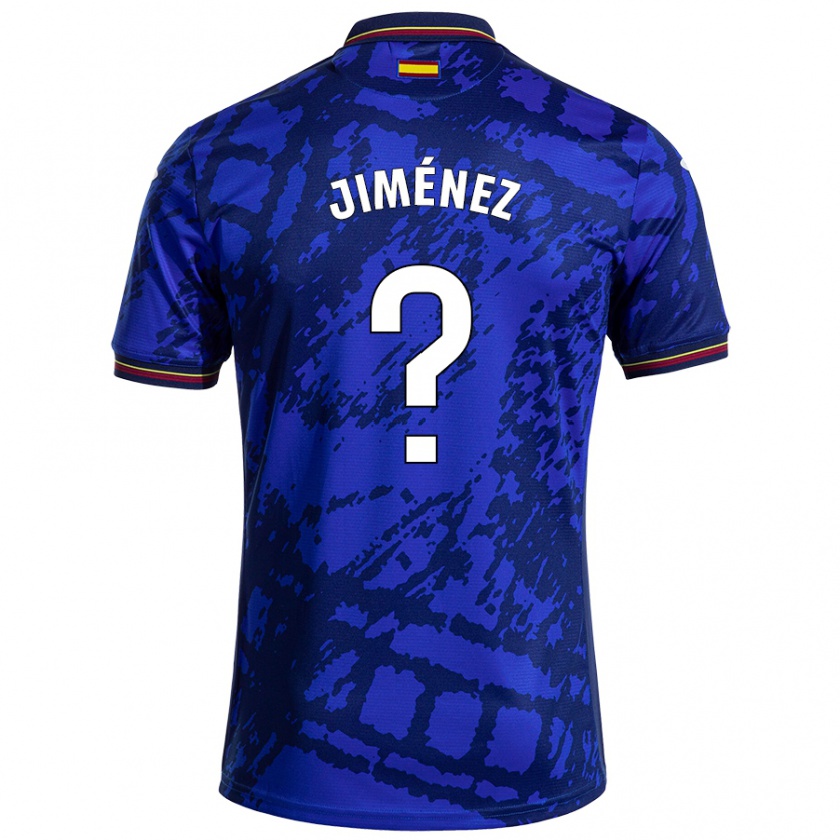 Kandiny Kinder Javier Jiménez #0 Dunkleres Blau Heimtrikot Trikot 2024/25 T-Shirt