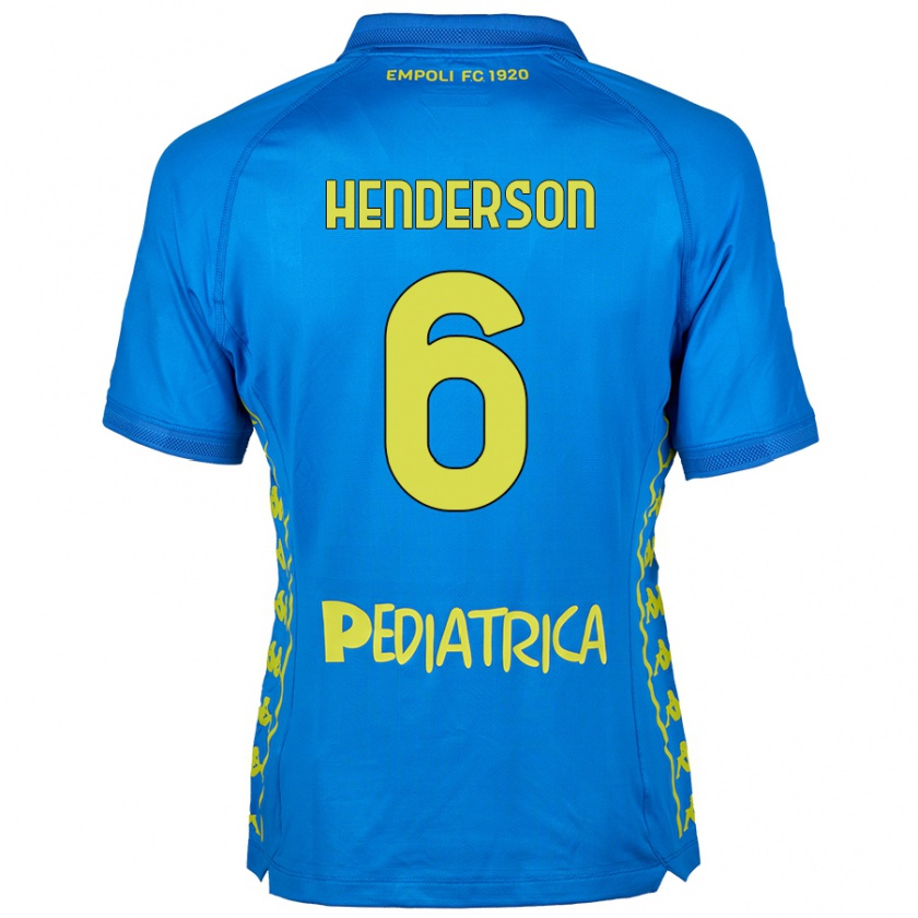 Kandiny Kinder Liam Henderson #6 Blau Heimtrikot Trikot 2024/25 T-Shirt