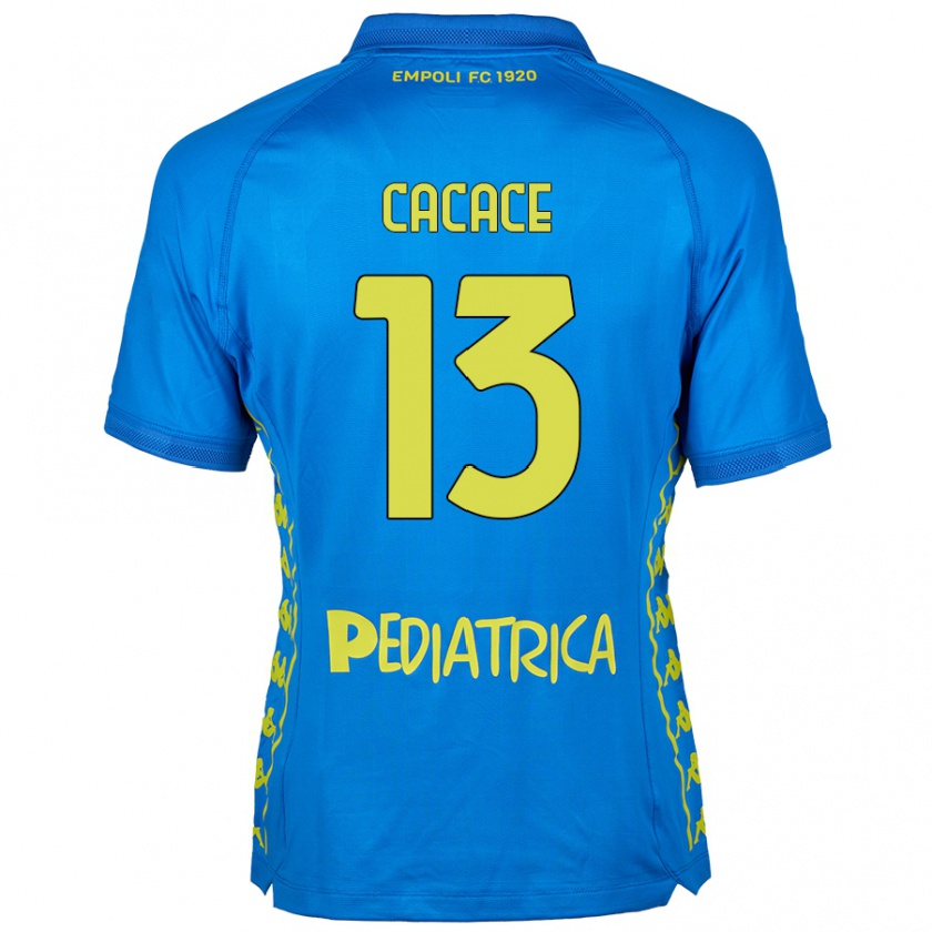 Kandiny Kinder Liberato Cacace #13 Blau Heimtrikot Trikot 2024/25 T-Shirt