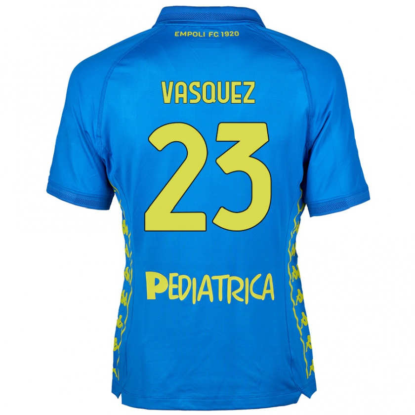 Kandiny Kinder Devis Vásquez #23 Blau Heimtrikot Trikot 2024/25 T-Shirt