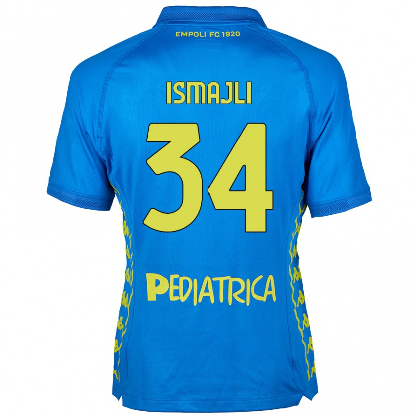 Kandiny Kinder Ardian Ismajli #34 Blau Heimtrikot Trikot 2024/25 T-Shirt