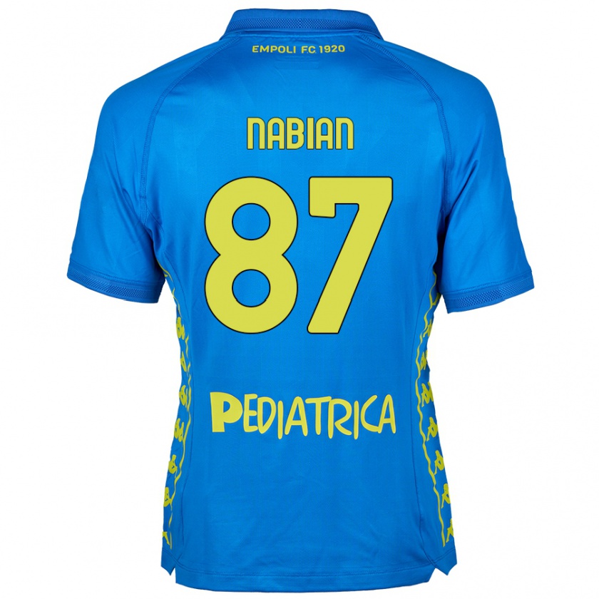 Kandiny Kinder Herculano Nabian #87 Blau Heimtrikot Trikot 2024/25 T-Shirt