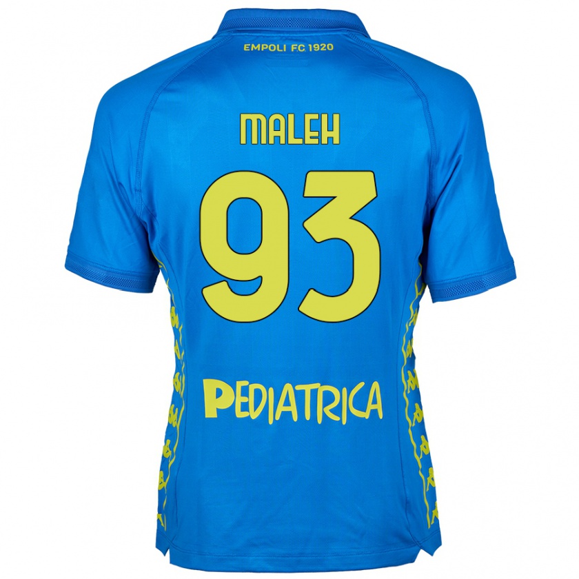 Kandiny Kinder Youssef Maleh #93 Blau Heimtrikot Trikot 2024/25 T-Shirt