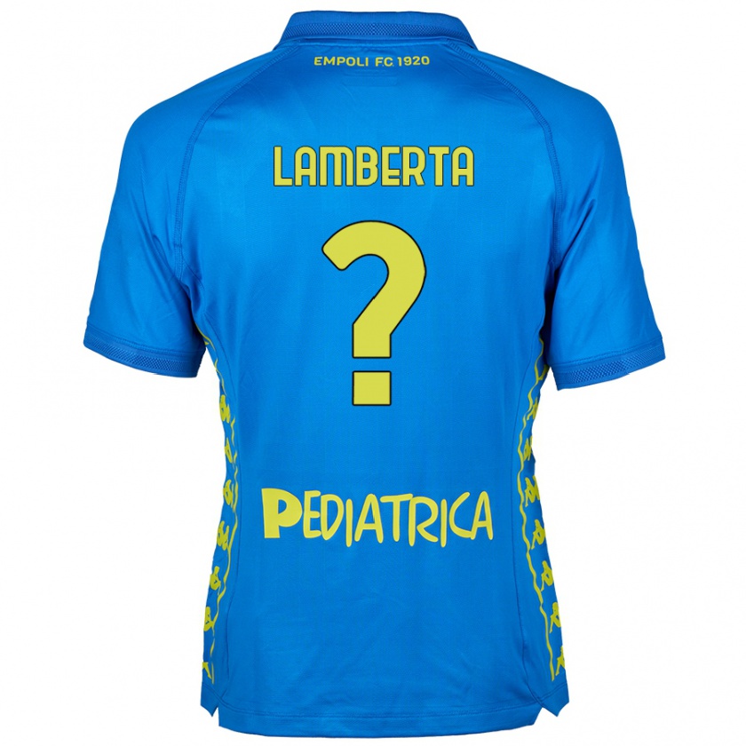 Kandiny Kinder Cristian Lamberta #0 Blau Heimtrikot Trikot 2024/25 T-Shirt