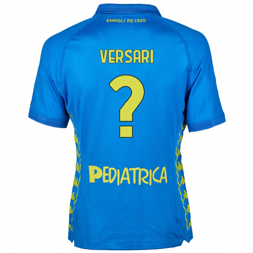 Kandiny Kinder Francesco Versari #0 Blau Heimtrikot Trikot 2024/25 T-Shirt