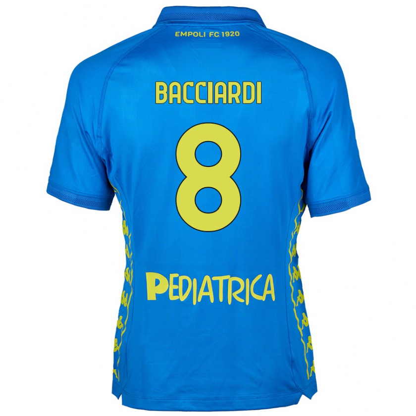 Kandiny Kinder Andrea Bacciardi #8 Blau Heimtrikot Trikot 2024/25 T-Shirt