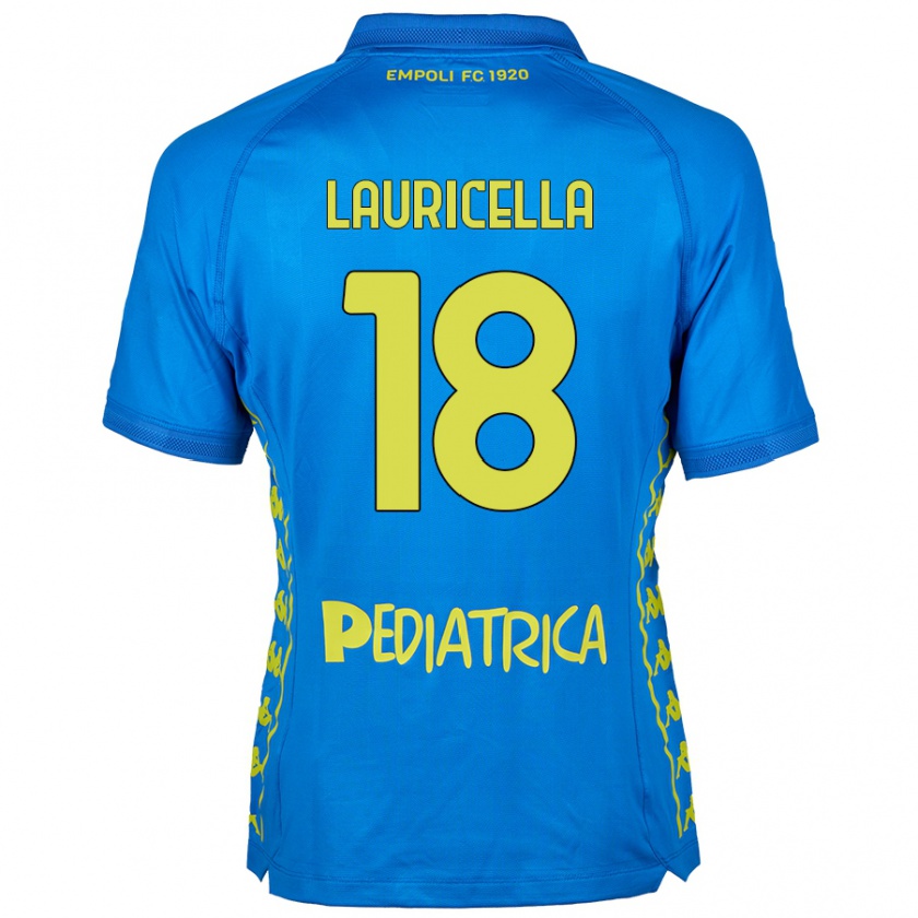 Kandiny Kinder Giovanni Lauricella #18 Blau Heimtrikot Trikot 2024/25 T-Shirt